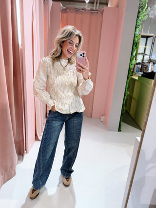Lara Blouse - Beige