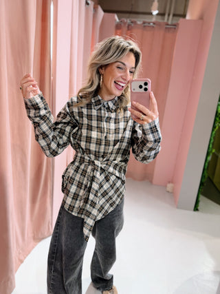 Lisanne Ruit Blouse - Zwart