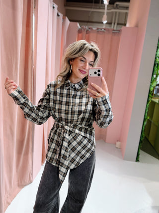 Lisanne Ruit Blouse - Zwart