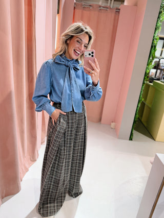 Lena Pleated Pants - Bruin