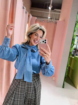Liza Blouse - Denim