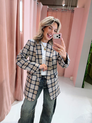 Lucy Ruit Blazer - Navy