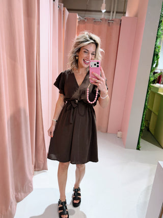 Lize Dress - Bruin