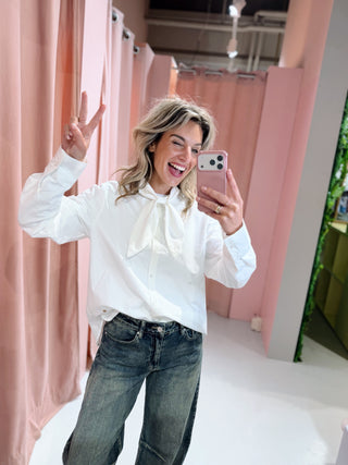 Louise Blouse - Wit