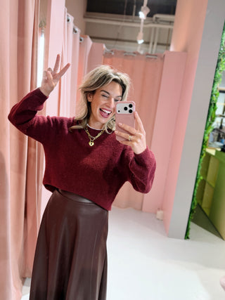 Karlijn Knit -  Bordeaux