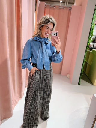 Lena Pleated Pants - Bruin