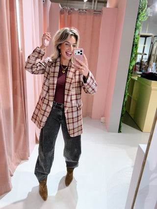 Lucy Ruit Blazer - Bordeaux