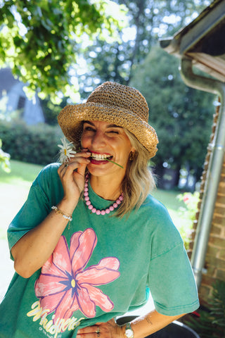Flower Tee - Sea Green