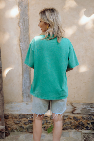 Flower Tee - Sea Green