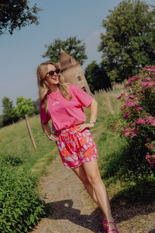 Flourish Tee - Pink