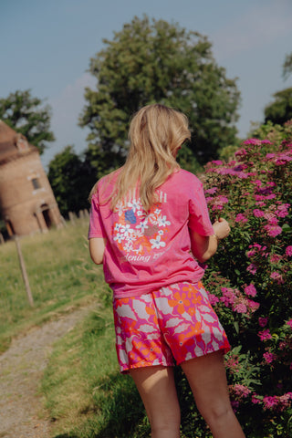 Flourish Tee - Pink