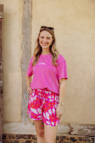 Flourish Tee - Pink