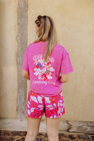 Flourish Tee - Pink