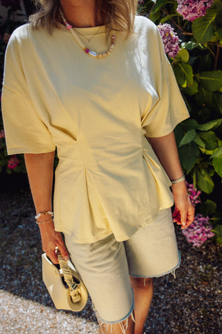 Flora Tee - Geel