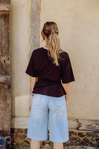 Flora Tee - Bruin