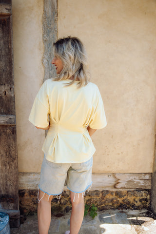 Flora Tee - Geel