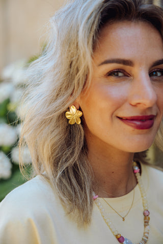 Wildflower Earrings - Goud