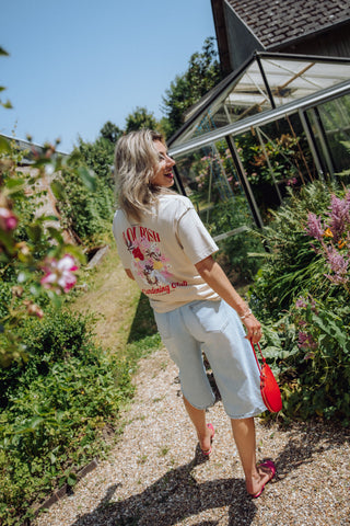 Flourish Tee - Beige