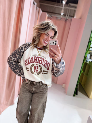 Originals Longsleeve - Leopard/Bruin