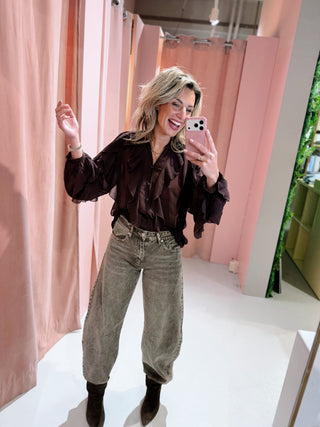 Merel Blouse - Bruin