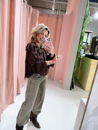 Merel Blouse - Bruin