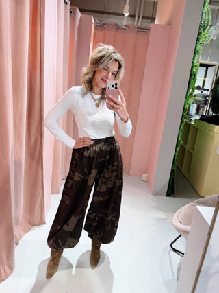Mandy Balloon Pants - Camouflage