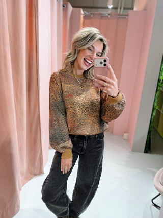 Myrthe Sweater - Leopard