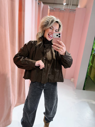 Maeve Blouse - Bruin