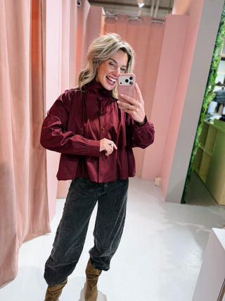 Maeve Blouse - Bordeaux