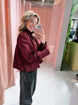 Maeve Blouse - Bordeaux