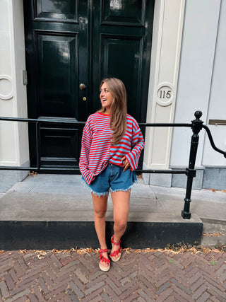 Tyra Longsleeve - Rood
