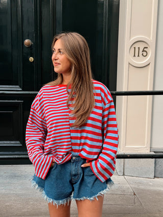Tyra Longsleeve - Rood