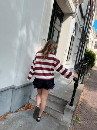 New York Longsleeve - Bordeaux