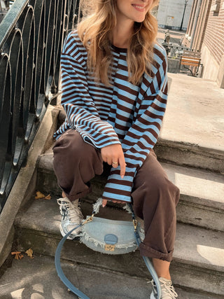Tyra Longsleeve - Bruin