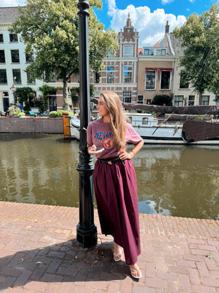 Vita Skirt - Aubergine