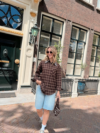 Tara Blouse - Bruin
