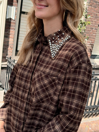 Tara Blouse - Bruin