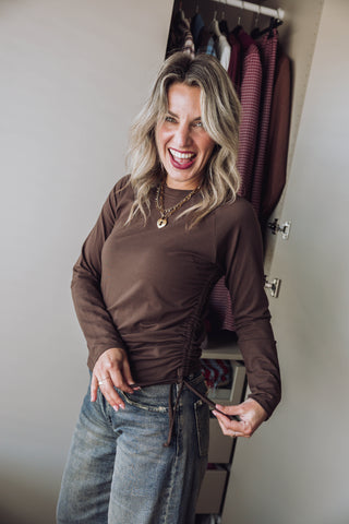 Jane Longsleeve - Bruin
