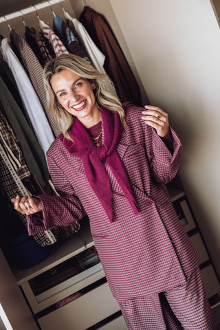 Gaby Scarf - Bordeaux