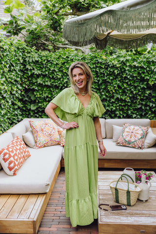 Juliette Dress - Lime