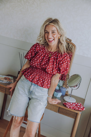 Meike Top - Bordeaux