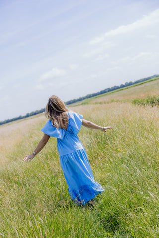 Juliette Dress - Sky Blue