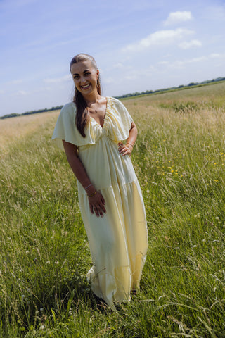 Juliette Dress - Butter Yellow
