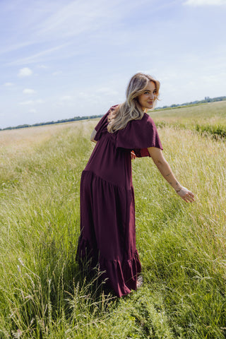 Juliette Dress - Bordeaux