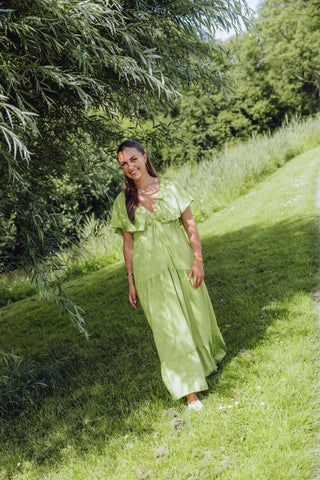 Juliette Dress - Lime