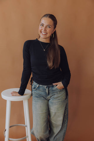 Jane Longsleeve - Zwart