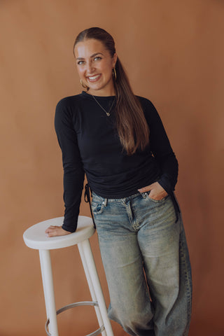 Jane Longsleeve - Zwart
