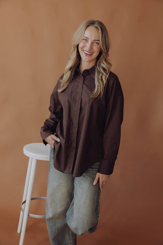 Inez Blouse - Bruin