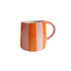 Striped Mug Pink Orange