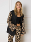 Suki Denim Blazer - Leopard